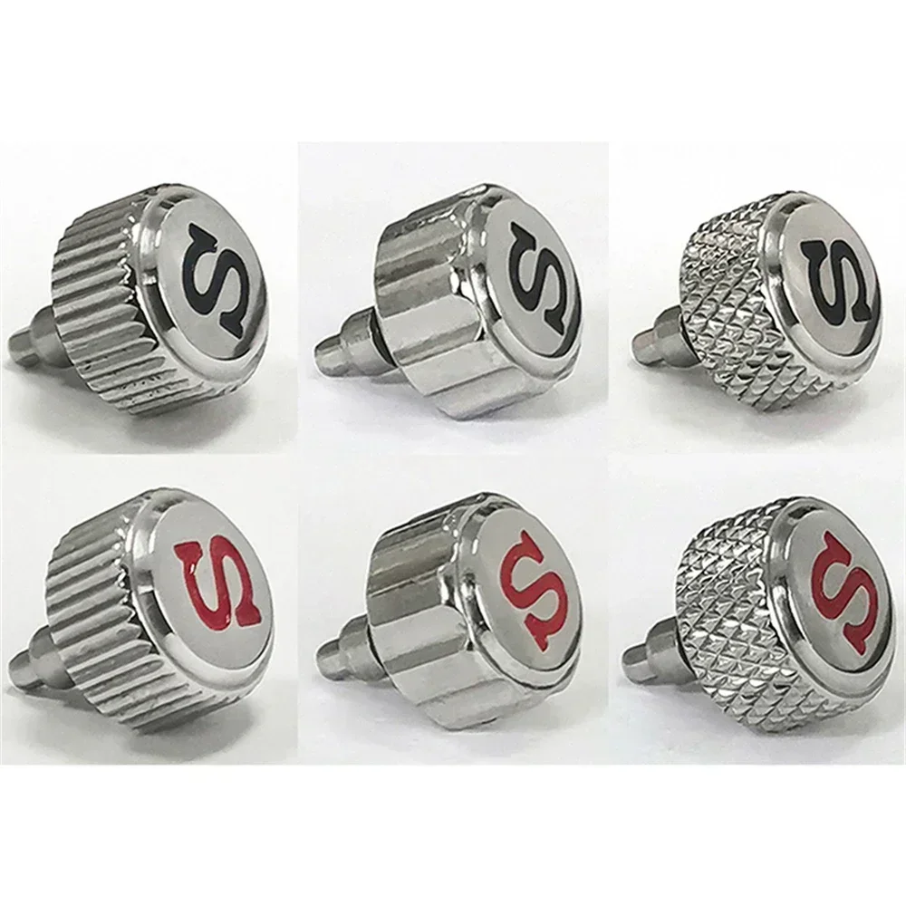 มงกุฎสแตนเลสพร้อมนาฬิกา Stem Fit สําหรับ NH35 NH36 NH34 4R35 4R36 7S26 SKX007 SKX009 นาฬิกา Modified Part เปลี่ยนจับ