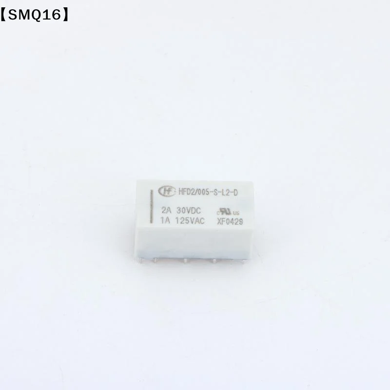 1Pc 12V Coil Bistable Latching Relay DPDT 30VDC 2A 1A 125VAC HFD2-005-S-L2-D Realy High Quality Home Improvement【SMQ】