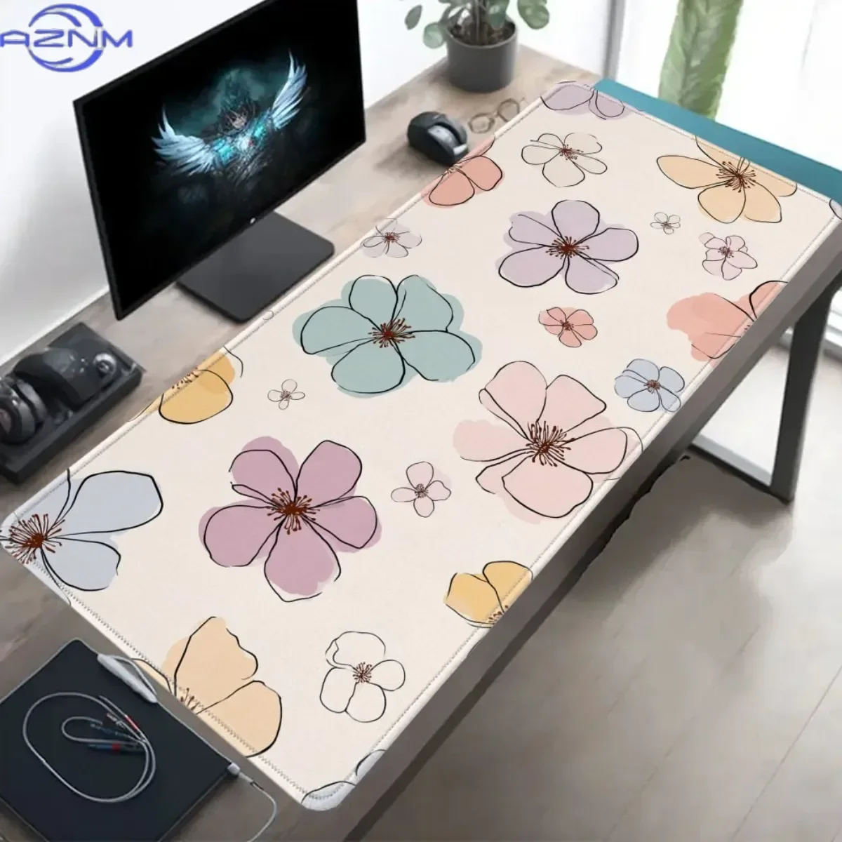 Lovely Pattern Mousepad Anti Slip Water Resistant Rubber Desk Mat Nice Gift for Friends Family