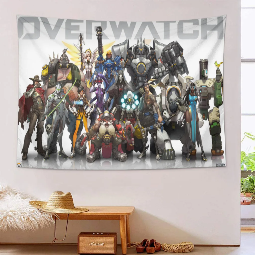 

Over-Watch Tapestry Hot Game Home And Decoration Wall Art Tapestries Room Decors