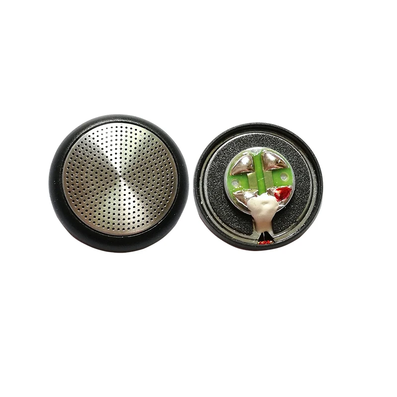 64Ohm MX500 Headphone Speaker Unit With Steel Mesh 15.4mm Composite Titanium Flat Headset Driver Repair 2PCS