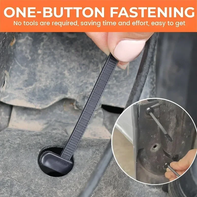 Nylon Universal Cable Tie Buckle Auto Fastener Screw Replacement Clip Car Fenders Trunk Engine Guard Panel Wire Management Tools