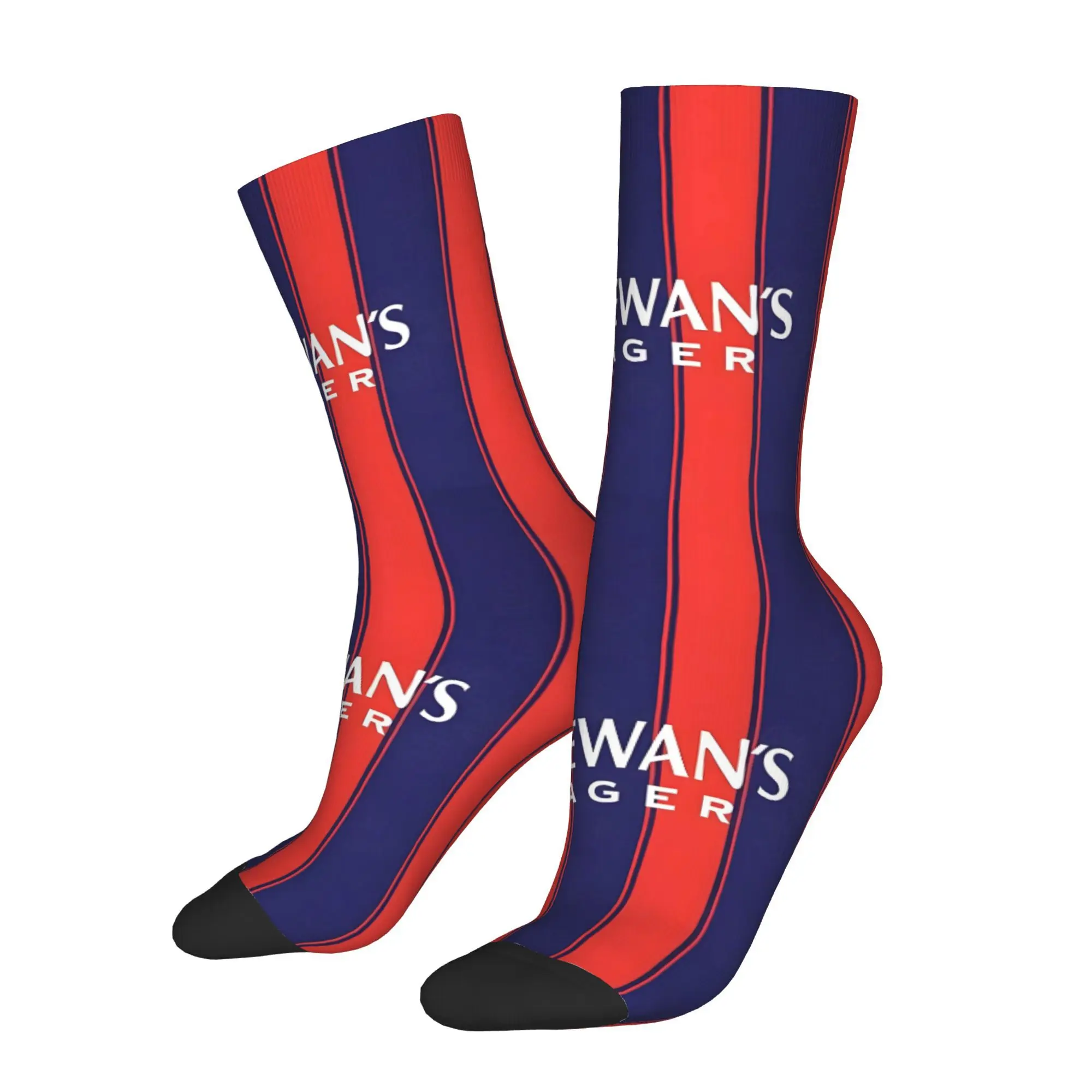 

Funny Happy Men's Socks Football Design Vintage Harajuku Hip Hop Casual Crew Sock Gift Pattern Printed