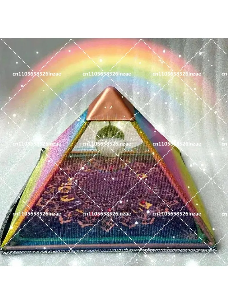Copper Pyramid Ornament for Meditation, Sleep, and Energy Balance