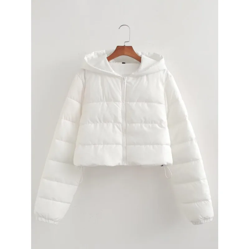 Imagem -02 - Parka de Penas de Cor Doce para Mulheres Cabolsas de Inverno Cabolsa com Capuz Cor Doce Moda Y2k 2023