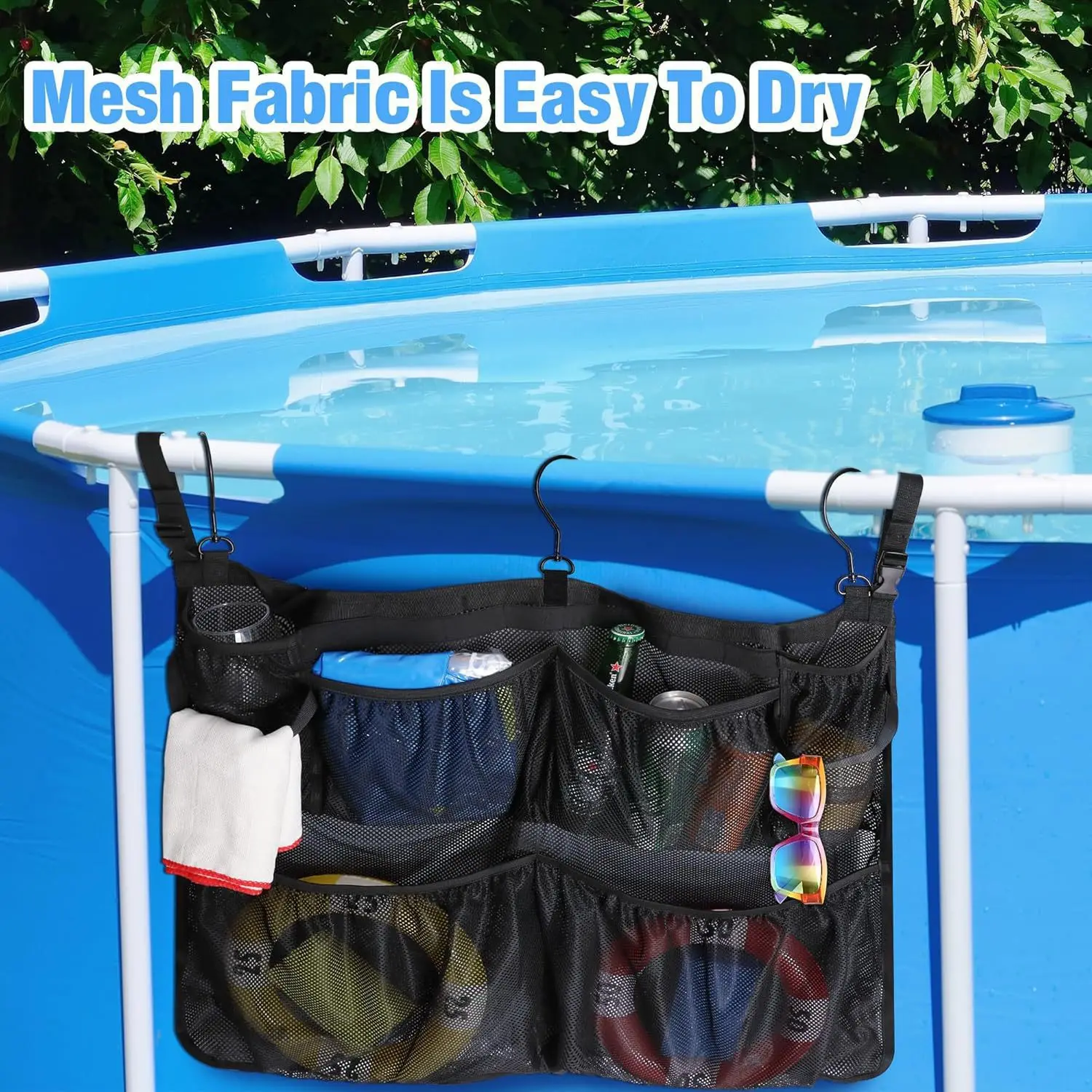 Swimming Pool Storage Bag Multi functional Swimming Pool Storage Hanging Bag Toy Storage Bag Indoor Bath Storage Bag