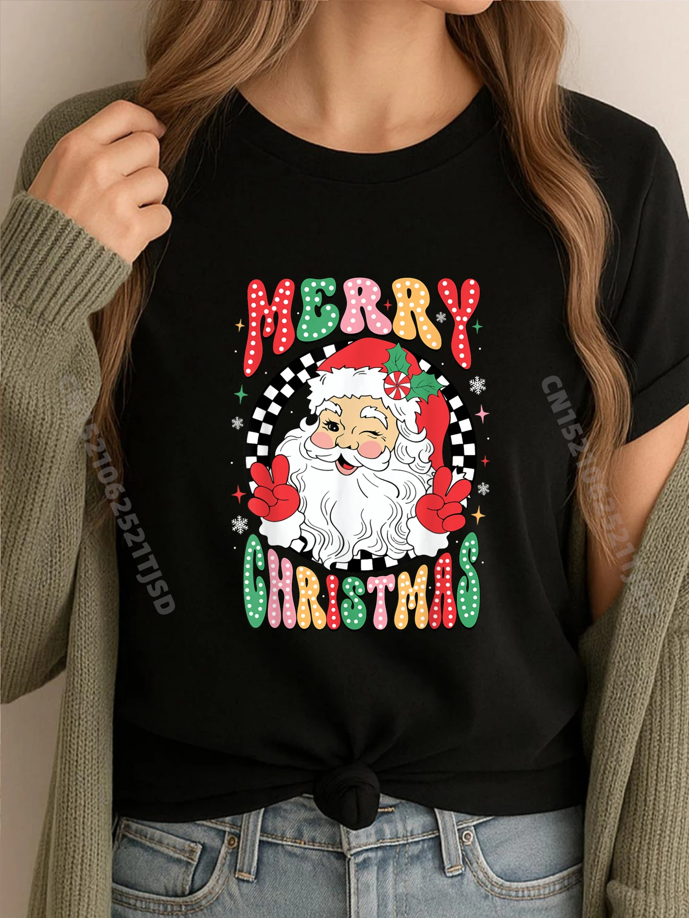 

Ретро С Рождеством Санта-Клаус Xmas Vibes Хип-Хоп Уличная Одежда Распродажа Harajuku