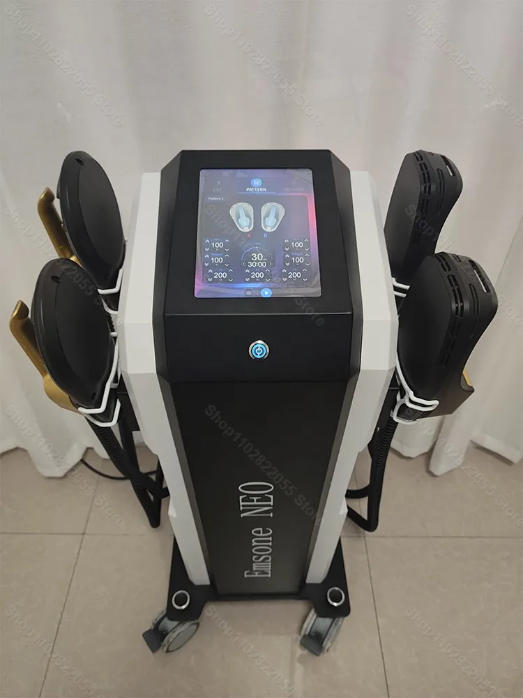 Professional EMS Body Sculpting NEO RF Machine Emsone NEO Slimming 15 Tesla 6500W Hiemt RF PRO Muscle Stimulation Fat Removal