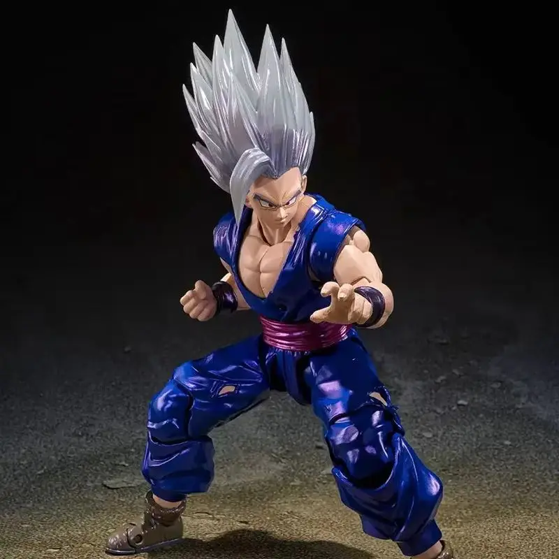 Dragon Ball periférico doméstico Shf bestia limitada Gohan articulaciones figuras móviles juguetes geniales modelos de batalla adornos de escritorio regalos