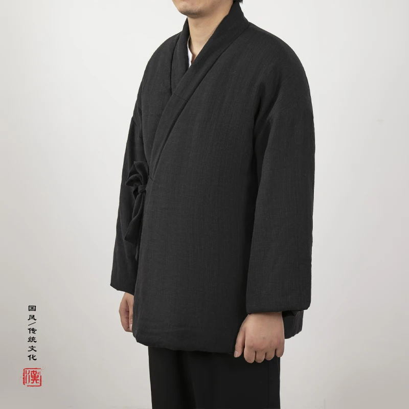 

Осень-зима китайские традиционные парки мужские хлопковые стеганые куртки мужские винтажные куртки ханьфу в этническом стиле мужские толстые парки пальто