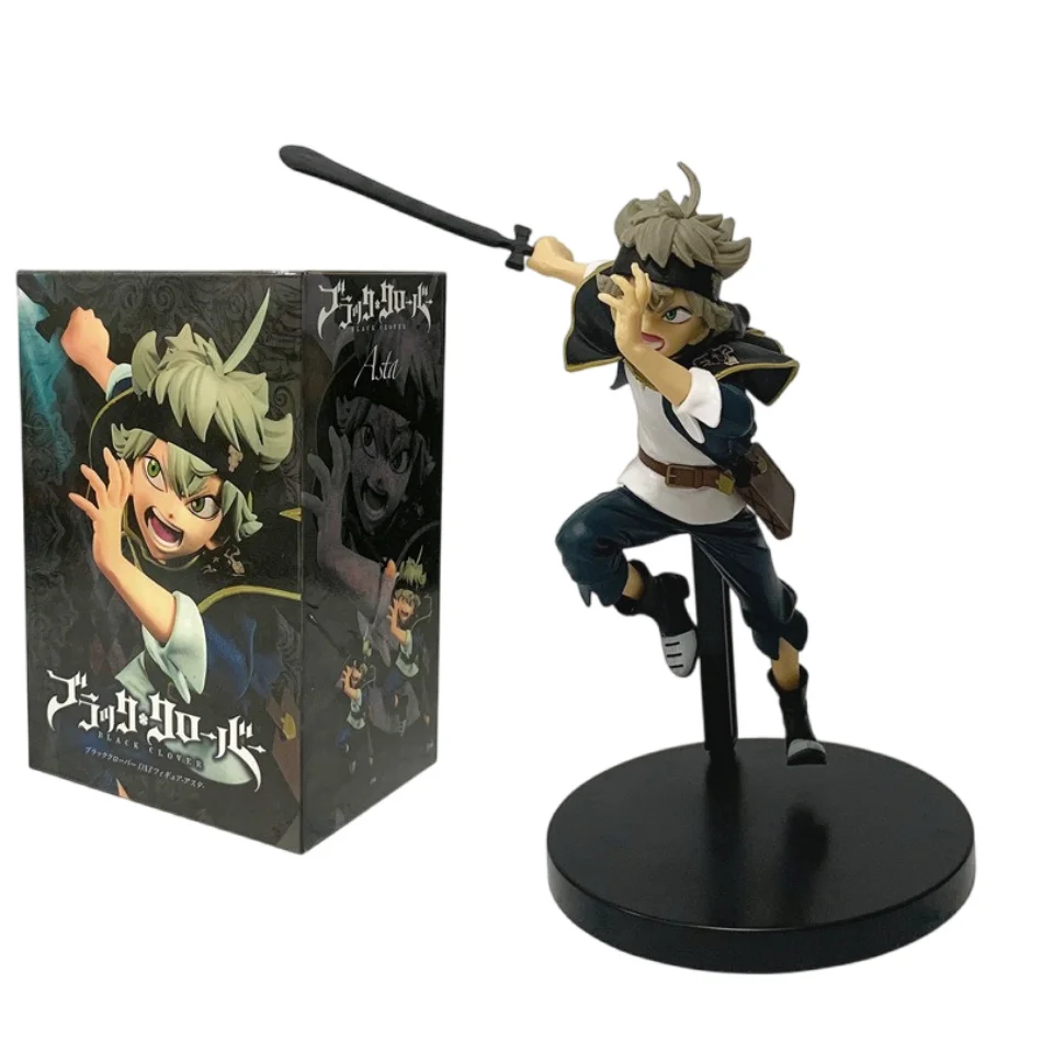 Figura de Anime Black Clover de 16 cm, Figura de Acción de Asta, Noelle Silva/Yami Sukehiro, Figurita de PVC, Modelo de Colección para Escritorio, Muñeco de Juguete, Regalo