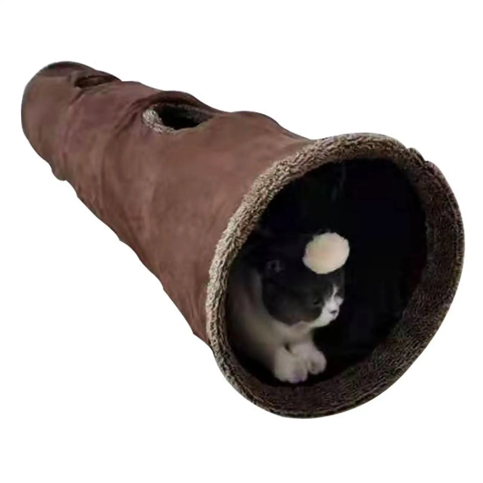 Portable Cat Tunnel Interactive Tube Folding Toys Pet Dogs Hiding with Play Ball Portable Cat Tunnel Interactive Tube Folding Toys Pet Dogs Hiding with Play Ball