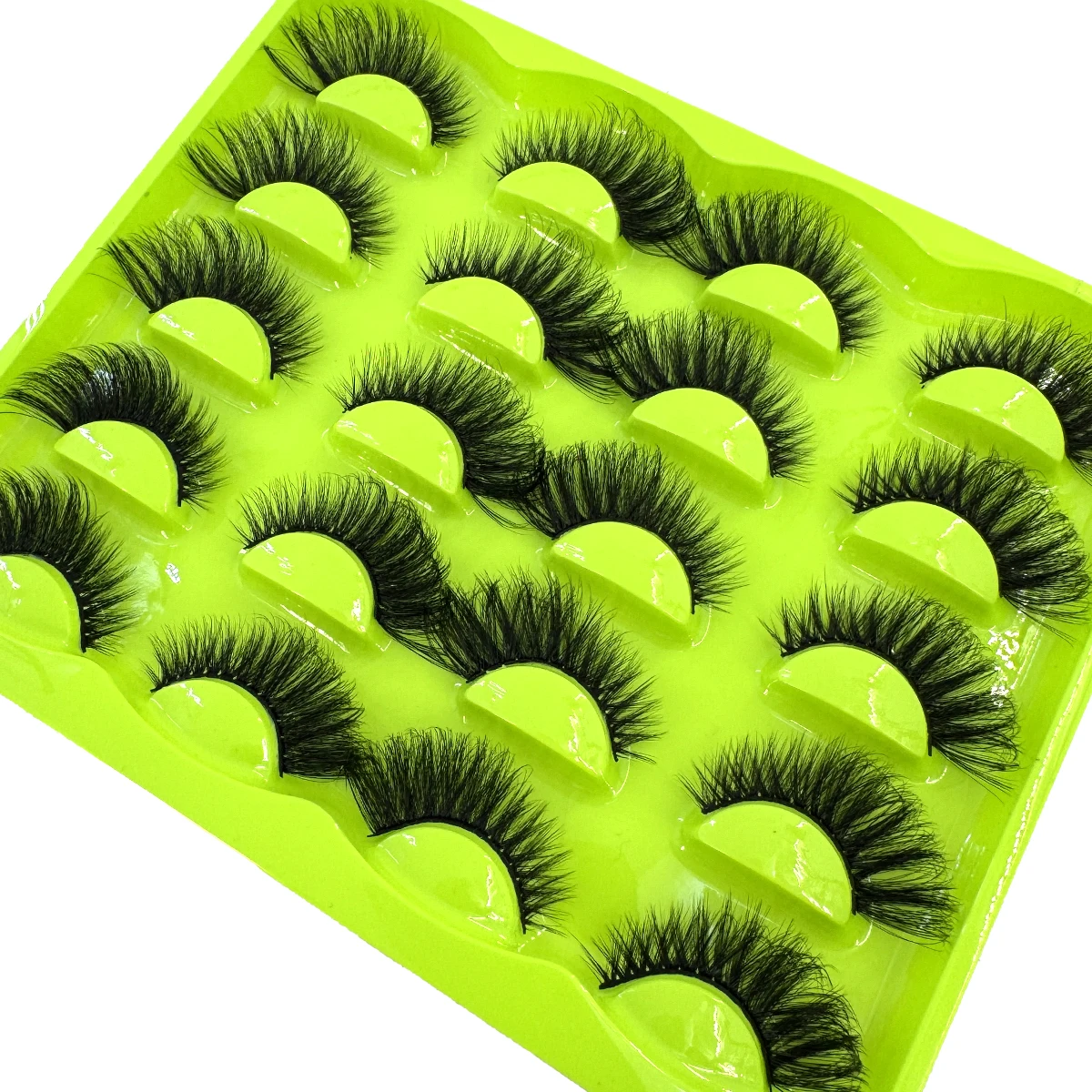 10 Pairs 3D Faux Mink Wispy False Eyelashes