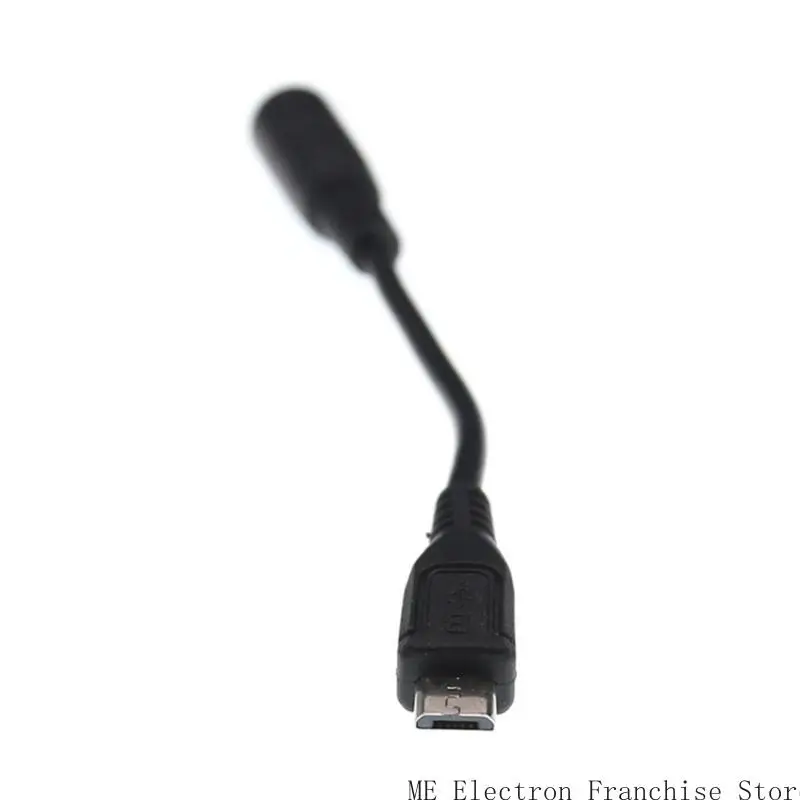 T5EA DC5521 Cable adaptador masculino femenino a micro USB 5.5x2.1 mm a Cable interfaz