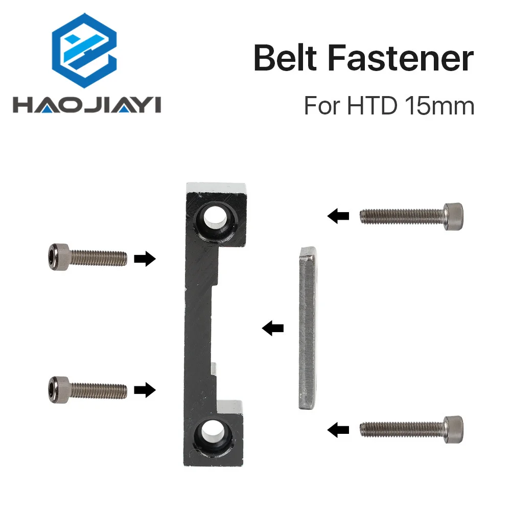 E-series Belt Fastener For Width 15mm Open-Ended Timing Belt Transmission For X/Y Axis Hardware Tools Machine Parts