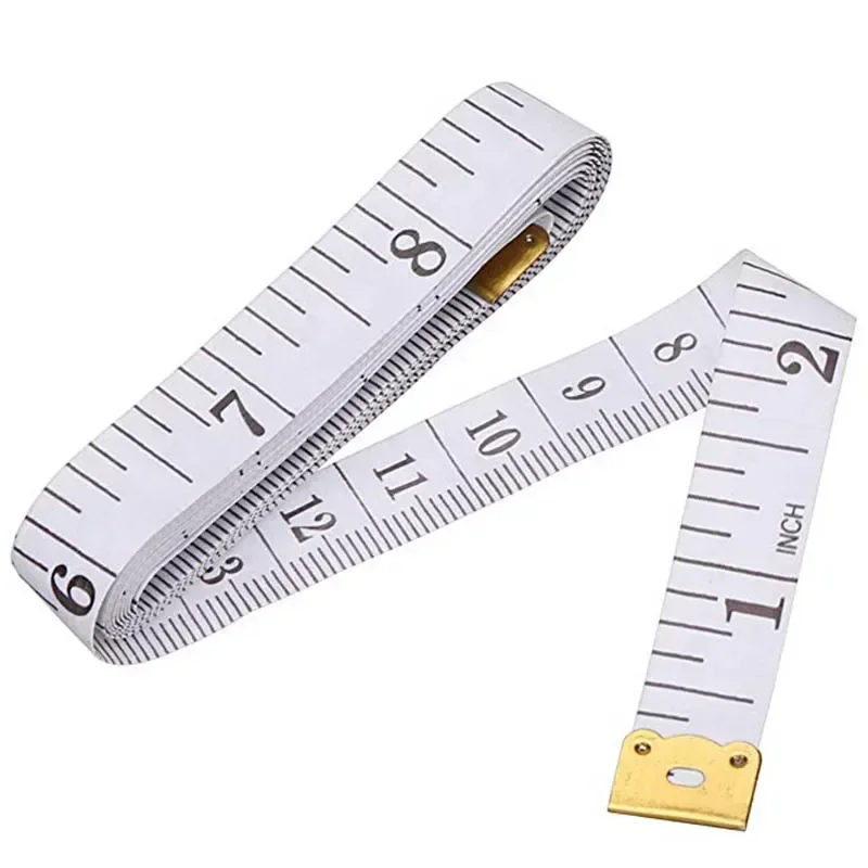 1.5m Body Measuring Ruler Sewing Tailor Tape Measure Mini Soft Flat Ruler Centimeter Meter Sewing Measuring Tape Random Color