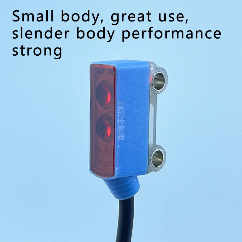 Ультра-миниатюрный датчик фотоэлектрического переключателя сквозного луча, микрофотоэлектрический датчик GC3-T2MN, расстояние обнаружения 2 м