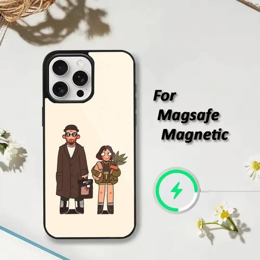 حافظة هاتف ليون الاحترافية لهاتف آيفون 17,16,15,14,13,12,Plus,Pro,Max للشحن اللاسلكي المغناطيسي Magsafe