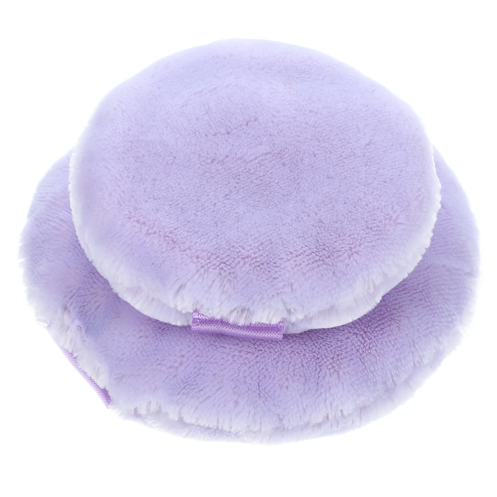 

2Pcs Small Round Makeup Portable Finger Puff Makeup Powder for Face Setting Loose Powder Concealer Foundation