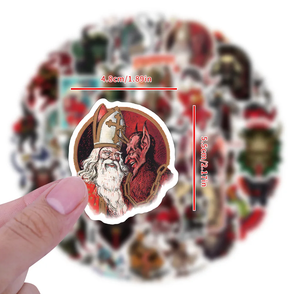 10/60Pcs Krampus Stickers for Notebooks Stationery Laptop Kscraft Special Forces Sticker Craft Supplies Scrapbooking Material