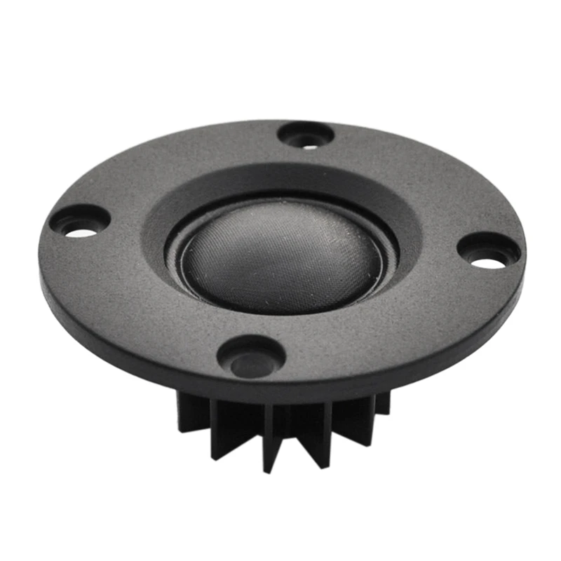 

Tweeter Speaker 6 Ohm 30W Hifi Soft Dome Silk Film Treble Loudspeaker Neodymium Toothed Heat Sink 10Pcs