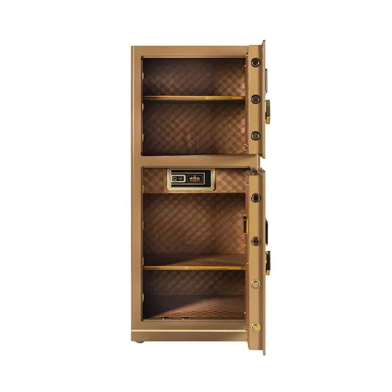 صندوق أمان بطول 1.8 متر وبابين، خزانة تخزين آمنة بكلمة مرور إلكترونية متينة وآمنة من الفولاذ #3