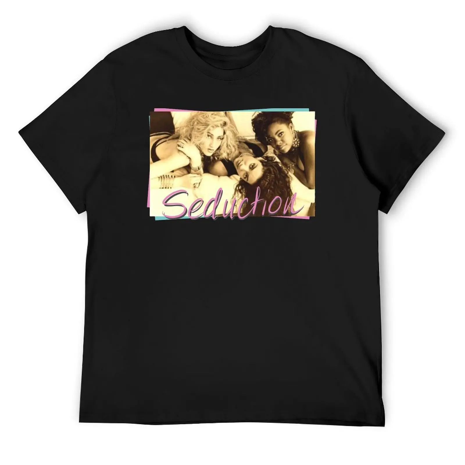 Seduction girl band T-Shirt plus size tops vintage clothes tees shirts men