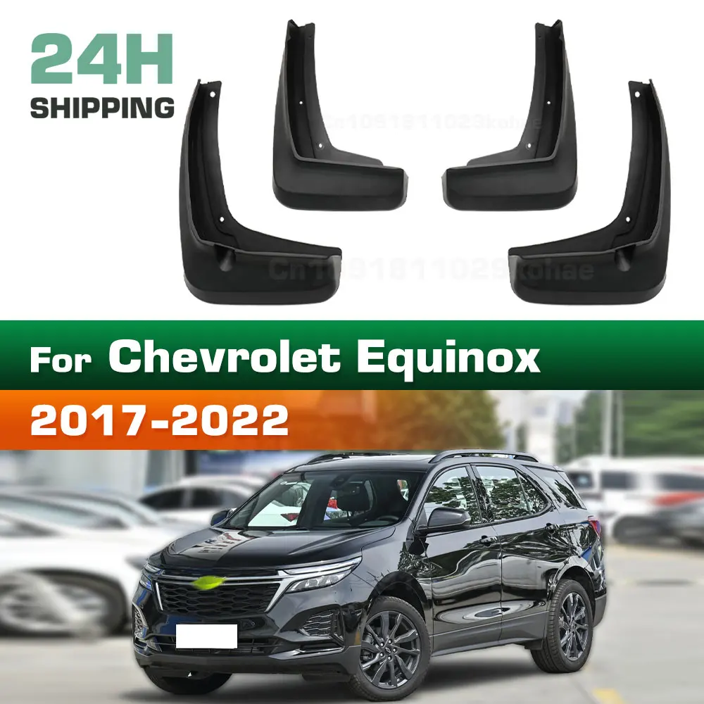 For Chevrolet Equinox 2017 2018 2019 2020 2021 2022 Fender Mudguard Mud Flaps Guard Splash Flap Mudguards Car Accessories