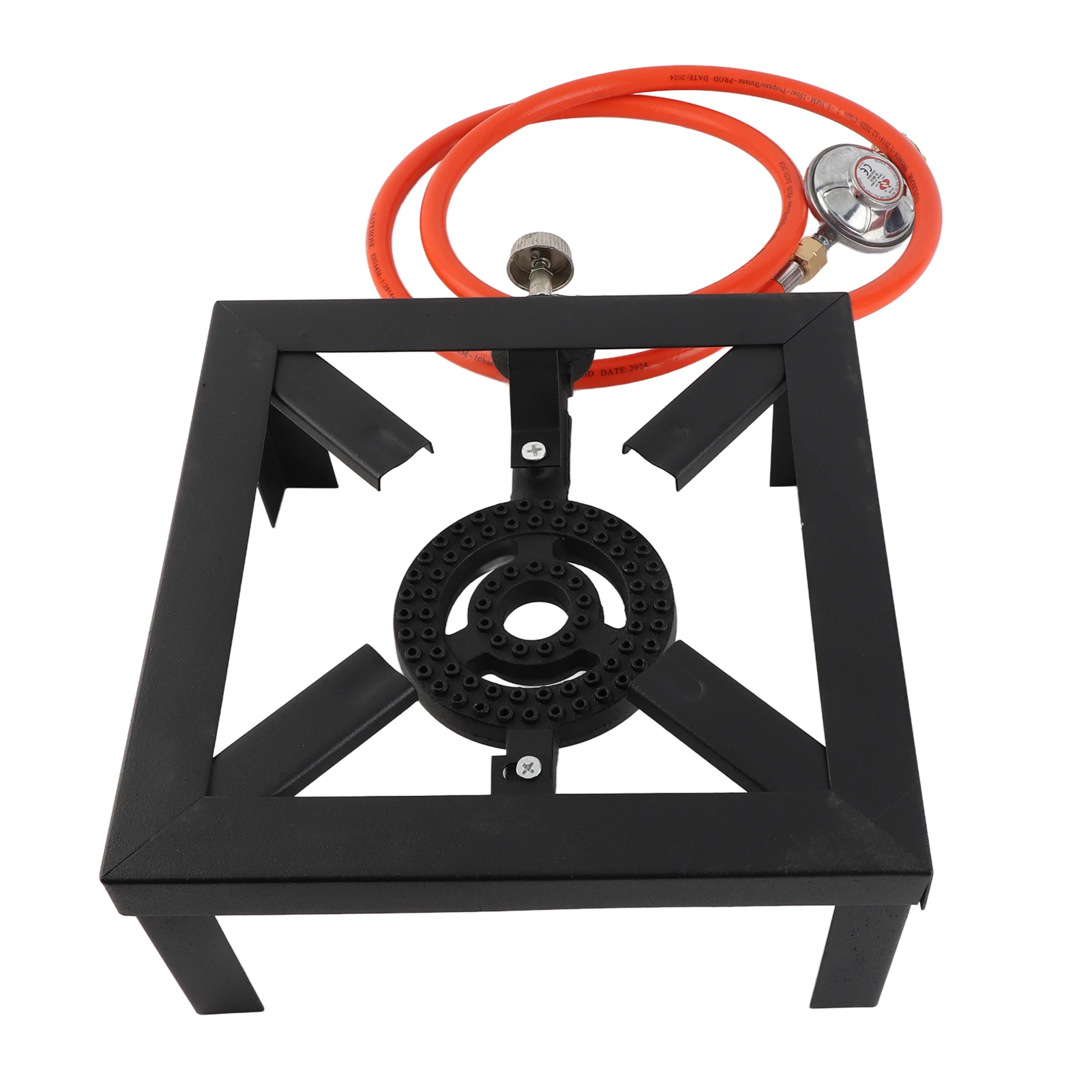 EU 8KW Gas Boiling Cast Iron Stove Large  Stove Outdoor Cooker Iron Frame Portable Fire Control Stove Outdoor Cooker Stove