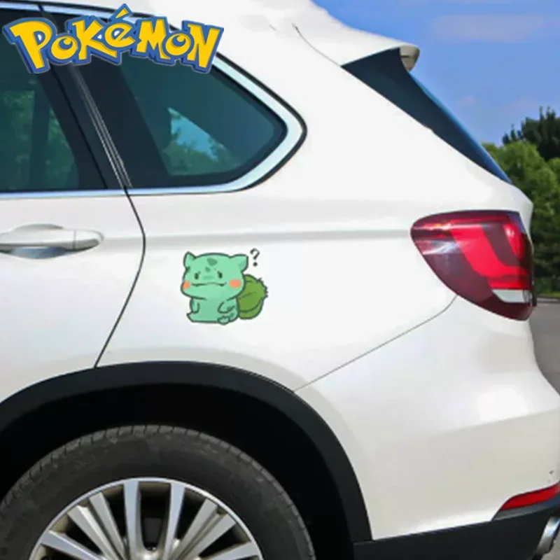 Pokemon Car Reflective Pikachu Psyduck Charmander Jigglypuff Ditto Snorlax Eevee Binary Decoration Kawaii Birthday Gift