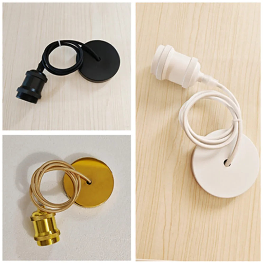 خمر اديسون قلادة الإضاءة قاعدة E27 الرجعية الإضاءة المسمار المقبس حامل مصباح الصناعية داخلي ديكور تحديد حامل مصابيح