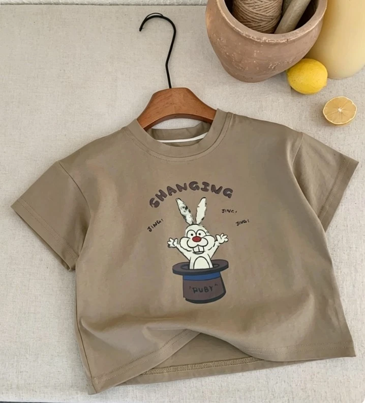 

Toddler Cute T Shirt Short Sleeve Soft Cotton Tops For Summer Wear Small Infant Costume Baby Sport Clothing Thin Cotton Tees