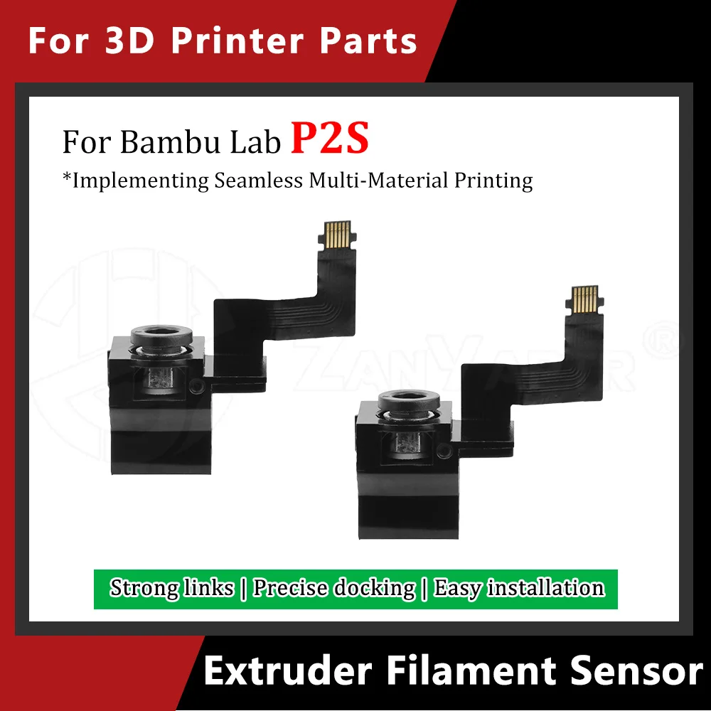 

High Precision for Bambu Lab P2S Extruder Filament Sensor Hall Switch Module 3D Printer Maintenance Spare Parts