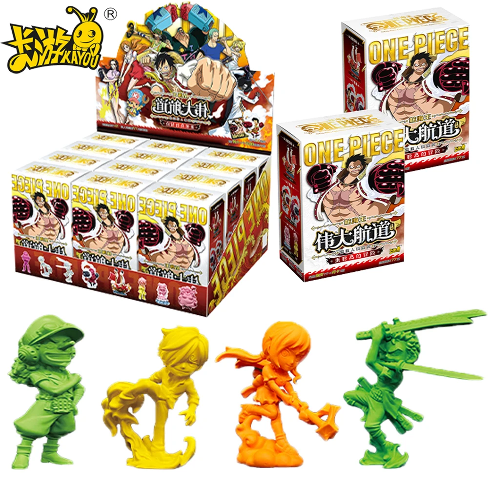 

Official KAYOU One Piece Eraser Figure Blind Box Mini Stationery Toy Popular Characters Small Desktop Ornaments Gifts for Teens