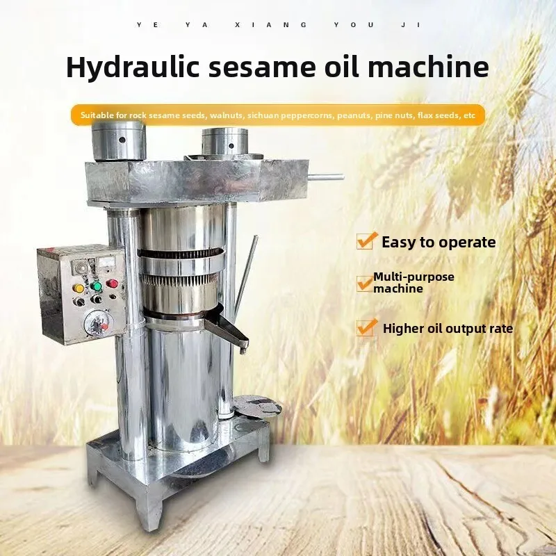 Multi Functional Hydraulic Sesame Oil Press, Flow Type Walnut Hydraulic Oil Press, Vertical Flax Coconut Hydraulic Press