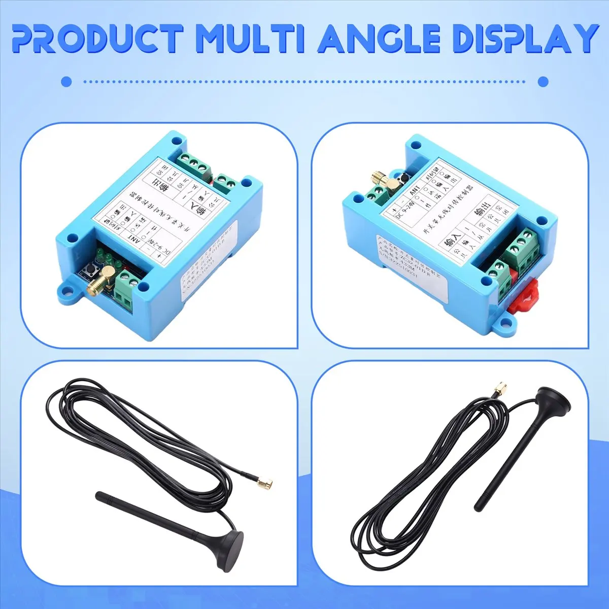 Goodprice Lora Wireless Transceiver Remote Switching Data Transfer Switch Module 433M Data Transmission Radio Wall-Mounted