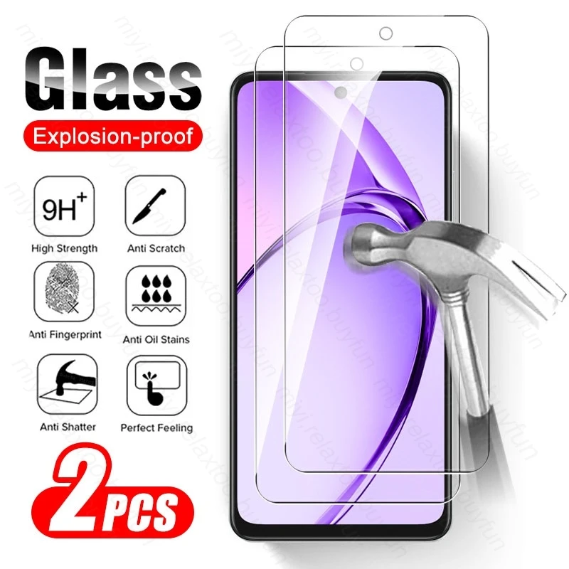 For Oppo A40 A40m 4G Case 2Pcs HD 9H Tempered Glass OppoA40 OppoA40m Full Cover Screen Protector Opo Orro A 40 40m CPH2669 6.67