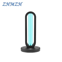 220V 38W High Ozone Remote Control Ultraviolet Sterilizing Lamp UVC 254nm Quartz Germicidal Lamp UV Disinfection Light