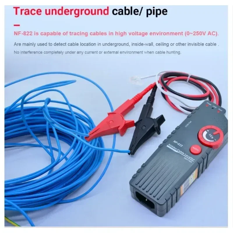 NOYAFA NF-822 Настенный детектор точки останова, многофункциональный детектор сильного тока, 220 В, детектор скрытой линии