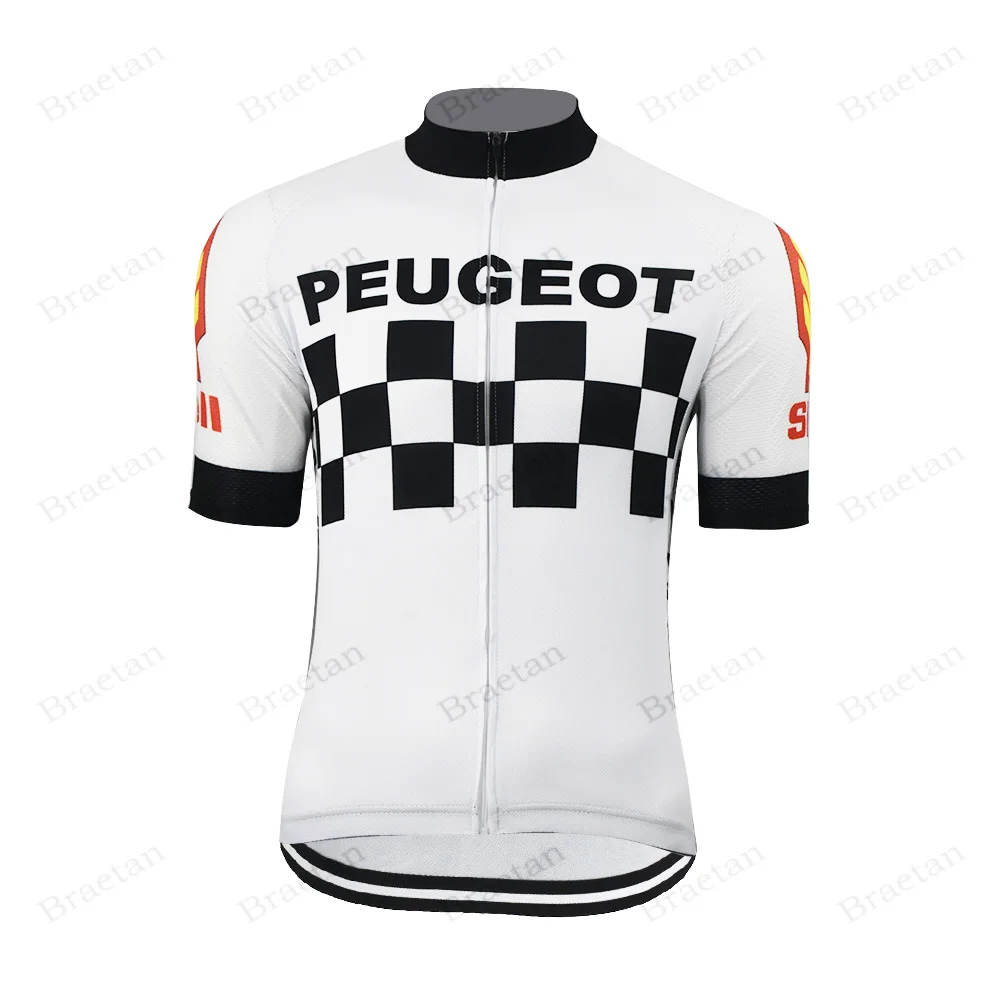 Retro Men\'s Summer Cycling Jersey Classic Bike Mountain Racing Bicycle Cycling Ciclismo Triathlon Bike Wear Clothing Mtb Jersey