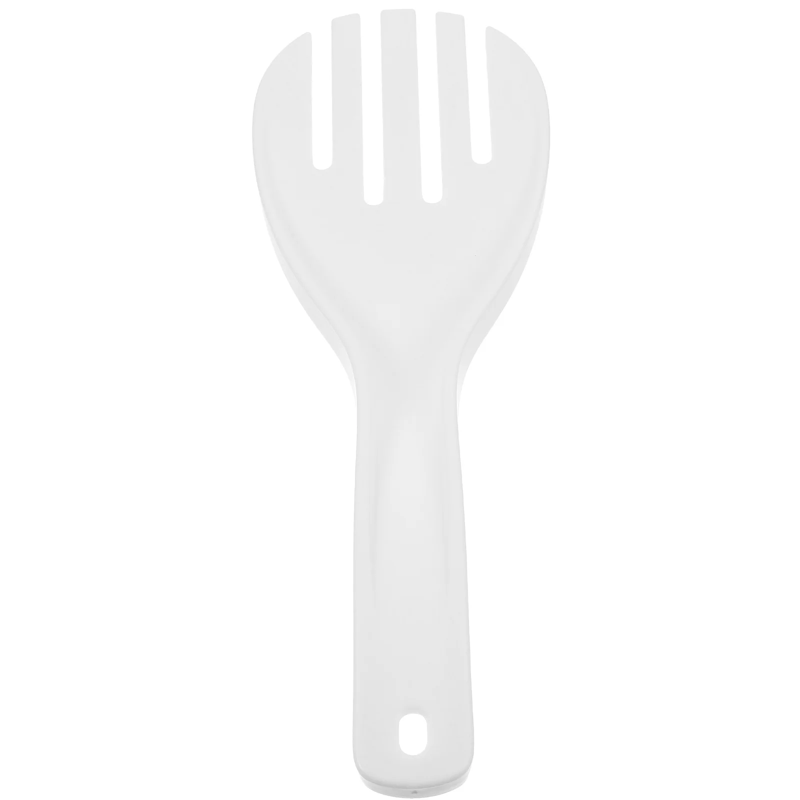 

2Pcs Plastic Rice Spoon Thickened Lightweight Simple Design Tail Hanging Hole for Home Restaurant Hotel Kitchen Supplies