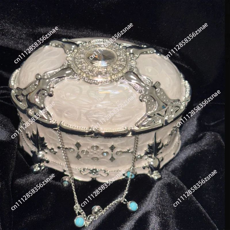 Vintage European Princess Jewelry Box Large Capacity Jewelry Storage Box Ring Box