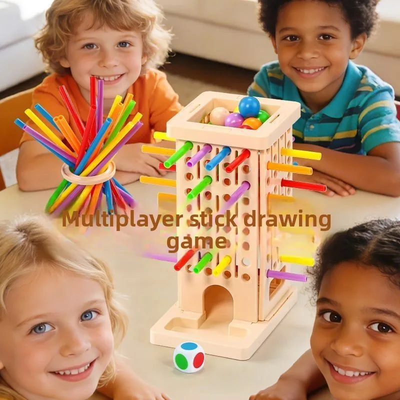 Parent-Child Interactive Toy 3-in-1 Stick Figure Balance Game Double-Player Battle Thinking Training! view 3