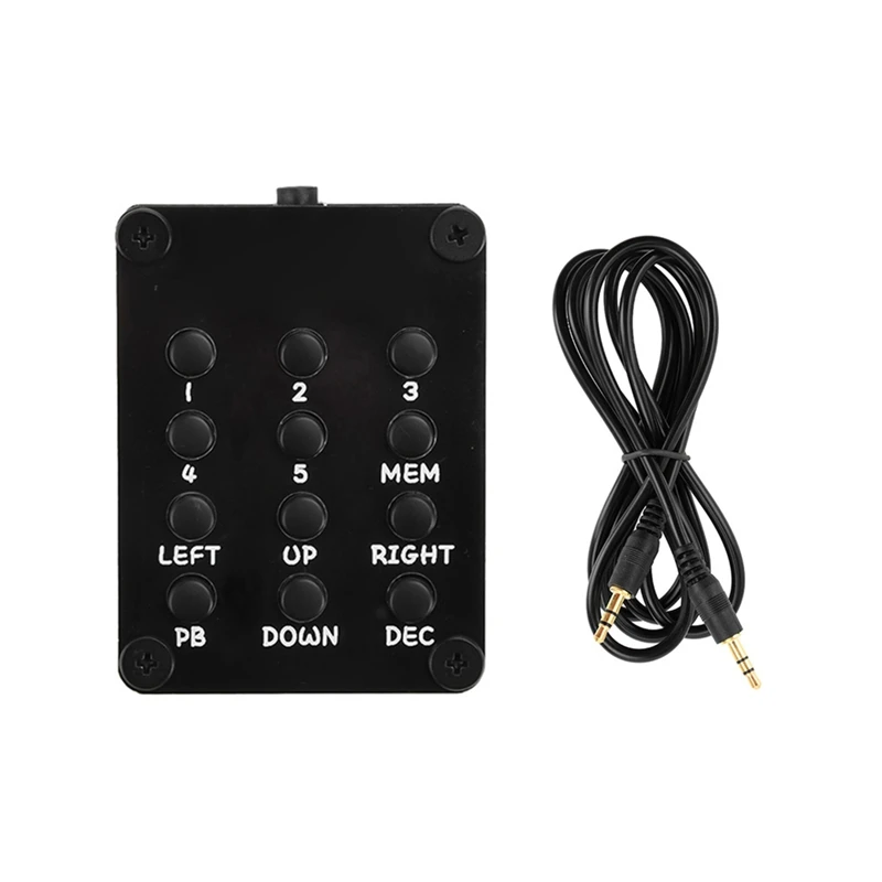 

FH-2 Remote Control Keyboard 3.5 Male To Male For YAESU Radio FTDX-9000 FTDX-5000 FT-991 FT-491 Mini Remote Control
