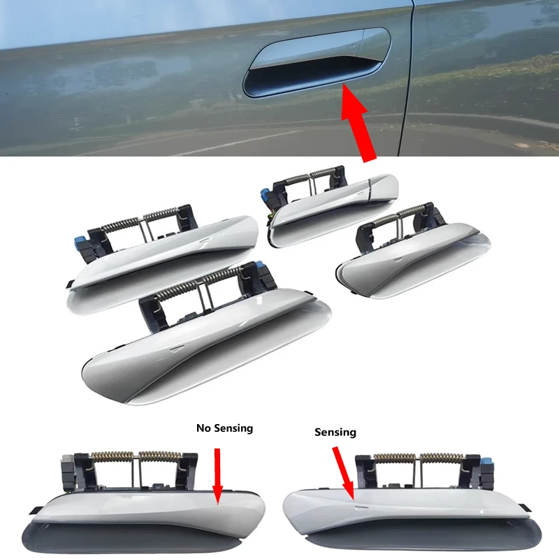 Door handles for new energy vehicles Outer door handle assembly For VW ID4 ID.4 White Four Door Inductive Handle