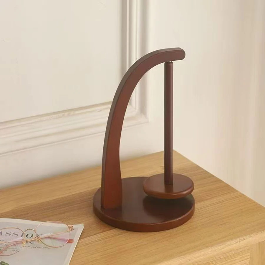 Holz Garn Halter Spinning Stricken Werkzeuge Häkeln Garn Halter Rotierenden Magnetischen Faden Spule Wolle Ball Wickler Rotation Spinner – Detail 7