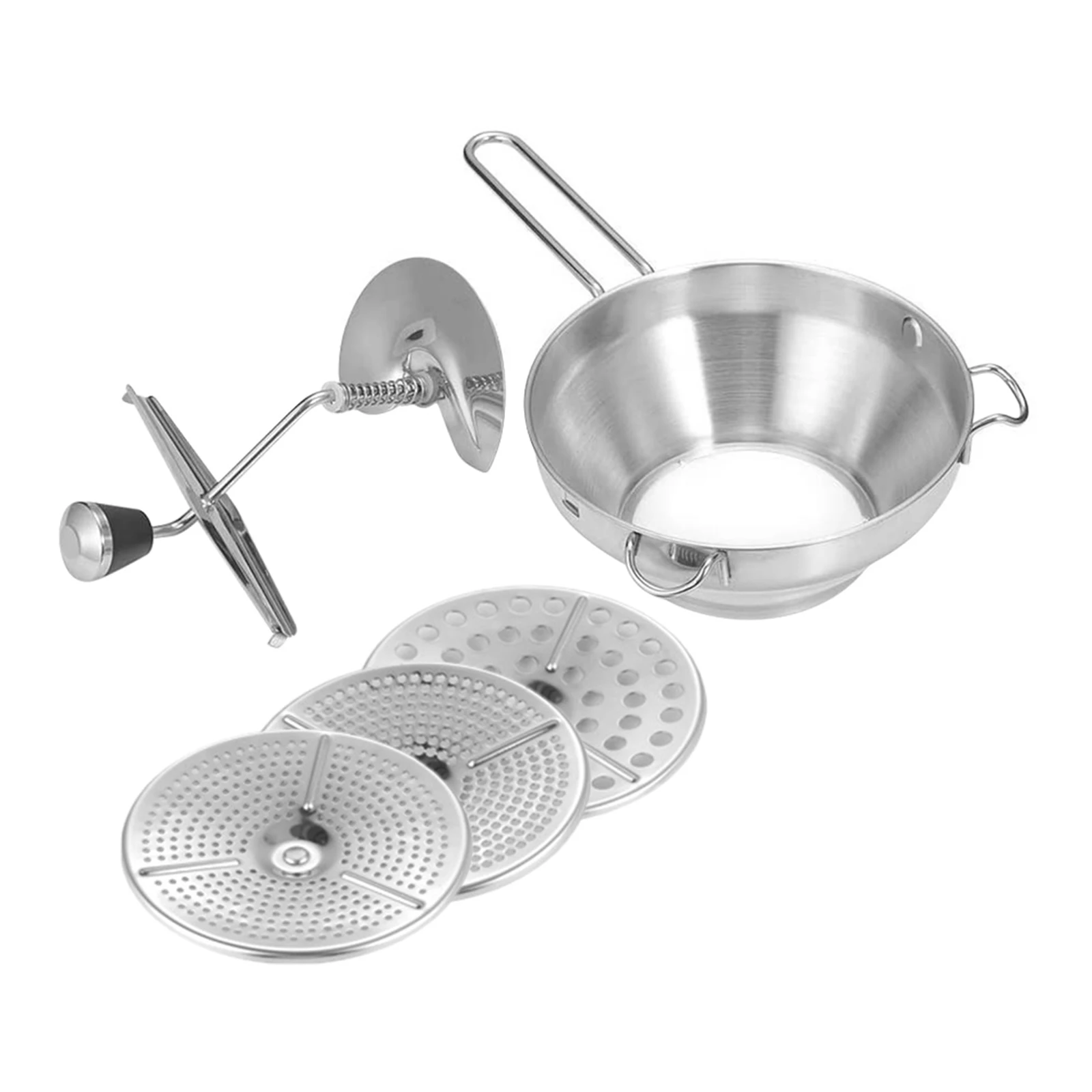 

1 Set Stainless Steel Potato Ricer Masher Manual Food Presser For Potatoes Sweet Potatoes Pumpkins Vegetables Kitchen Utensil