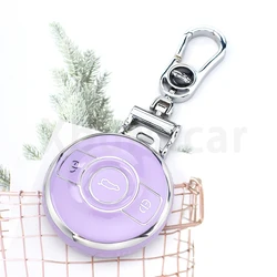3 Buttons Auto Shell Fob Holder Remote Car Key Case Cover for Mercedes Benz SMART Fortwo 1 BRABUS Keyless Protector Accessories