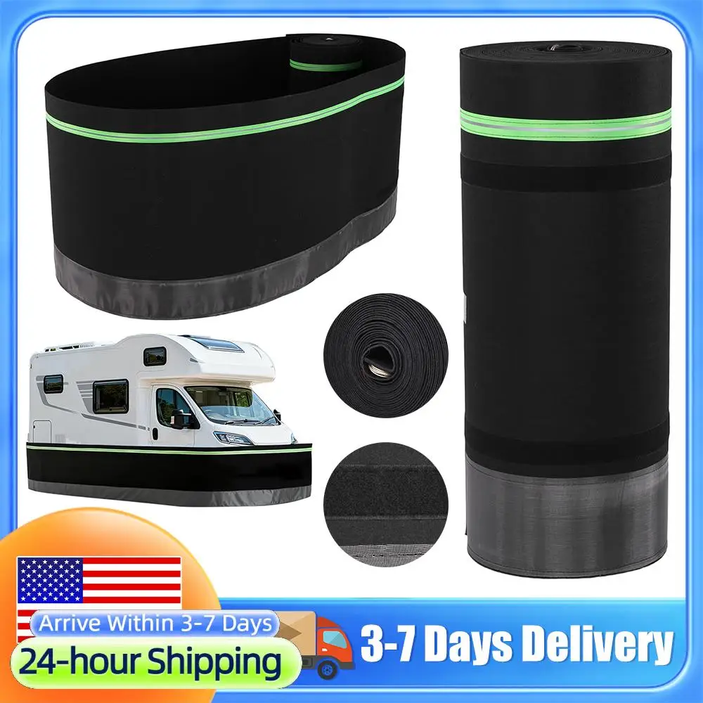 

RV Skirting Easy Installation Thick Mobile House Skirting Waterproof 39.37ft Heightx85.3ft Length for Gardens Outdoor Yard Use