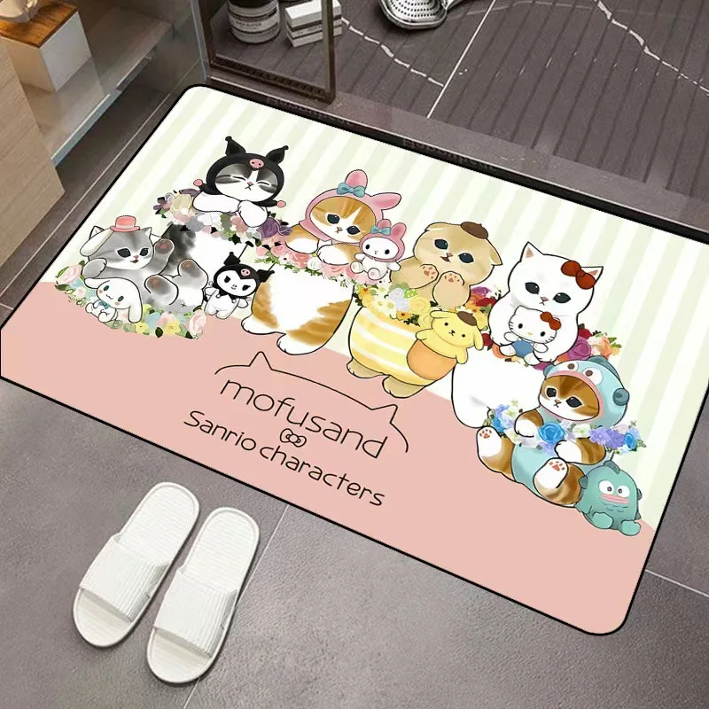 Mofusand Cartoon Diatom Mud Absorbent Floor Mat Non-slip Door Mat for Bathroom Entrance Quick-drying Bath Rug for Home Toilet - view 4